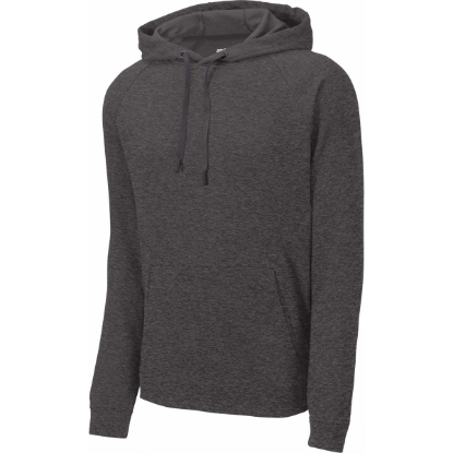 Custom Sport-Tek Lightweight French Terry Pullover Hoodie. Heather Black