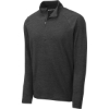 Custom Sport-Tek Lightweight French Terry 1/4-Zip Pullover. Heather Black