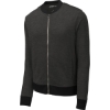 Custom Sport-Tek Lightweight French Terry Bomber. Heather Black