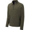 Custom Sport-Tek Triumph 1/4-Zip Pullover Olive Green Heather