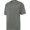 Custom Sport-Tek PosiCharge Tough Tee . Dark Smoke Gray