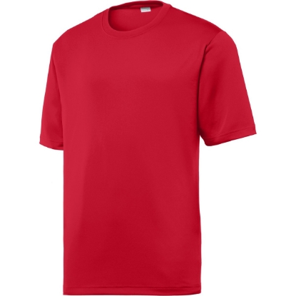 Custom Sport-Tek PosiCharge Tough Tee . Deep Red