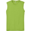Custom Sport-Tek Sleeveless PosiCharge Competitor Tee. Lime Shock Green