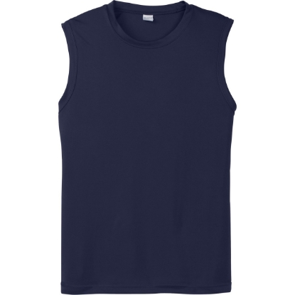 Custom Sport-Tek Sleeveless PosiCharge Competitor Tee. True Navy Blue