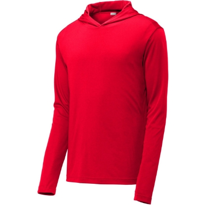 Custom Sport-Tek PosiCharge Competitor Hooded Pullover. True Red