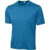 Custom Sport-Tek Heather Contender Tee. Blue Wake Heather