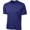 Custom Sport-Tek Heather Contender Tee. Cobalt Blue Heather