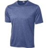 Custom Sport-Tek Heather Contender Tee. True Royal Blue Heather