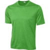 Custom Sport-Tek Heather Contender Tee. Turf Green Heather