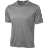 Custom Sport-Tek Heather Contender Tee. Vintage Heather Gray