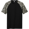 Custom Sport-Tek Drift Camo Colorblock Tee Black/Camo