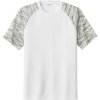 Custom Sport-Tek Drift Camo Colorblock Tee White/Camo