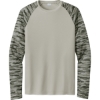 Custom Sport-Tek Drift Camo Colorblock Long Sleeve Tee Silver