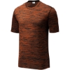 Custom Sport-Tek PosiCharge Electric Heather Tee. Deep Or-Blk El
