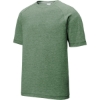 Custom Sport-Tek PosiCharge Tri-Blend Wicking Raglan Tee. Forest Green Heather