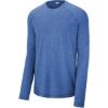 Custom Sport-Tek PosiCharge Long Sleeve Tri-Blend Wicking Raglan Tee True Royal Blue Heather