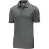 Custom Sport-Tek PosiCharge Tri-Blend Wicking Polo. Dark Grey Hthr