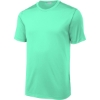 Custom Sport-Tek Posi-UV Pro Tee. Bright Seafoam Green