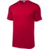 Custom Sport-Tek Posi-UV Pro Tee. Deep Red