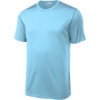 Custom Sport-Tek Posi-UV Pro Tee. Light Blue