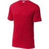 Custom Sport-Tek PosiCharge Strive Tee. Deep Red