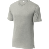 Custom Sport-Tek PosiCharge Strive Tee. Silver