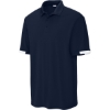 Custom Sport-Tek Club Colorblock Polo True Navy Blue/White