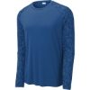 Custom Sport-Tek Long Sleeve Digi Camo Tee. Royal