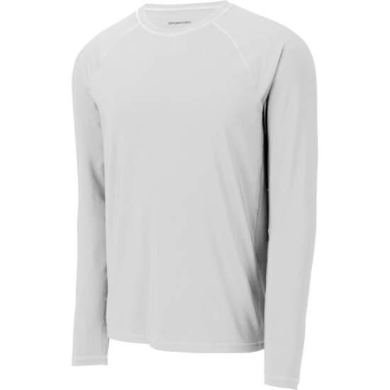 Custom Sport-Tek Long Sleeve Rashguard Tee. White