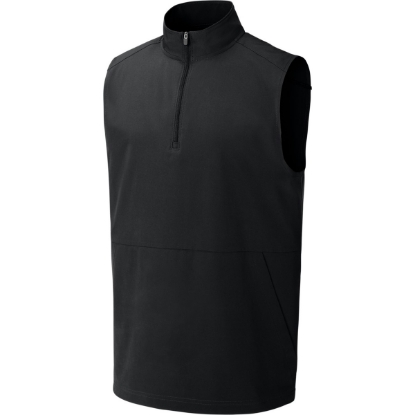 Custom Sport-Tek Repeat 1/2-Zip Vest Black