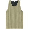 Custom Sport-Tek PosiCharge Reversible Mesh Tank Vegas Gold/Black