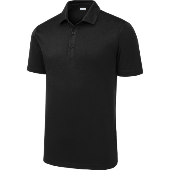 Custom Sport-Tek Posi-UV Pro Polo. Black