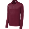 Custom Sport-Tek Posi-UV Pro Long Sleeve Polo. Cardinal