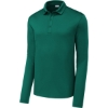 Custom Sport-Tek Posi-UV Pro Long Sleeve Polo. Marine Green
