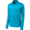 Custom Sport-Tek Posi-UV Pro Long Sleeve Polo. Sapphire