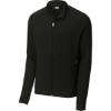 Custom Sport-Tek Sport-Wick Flex Fleece Full-Zip. Black