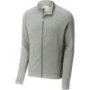 Custom Sport-Tek Sport-Wick Flex Fleece Full-Zip. LtGreyHt