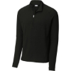 Custom Sport-Tek Sport-Wick Flex Fleece 1/4-Zip. Black