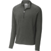 Custom Sport-Tek Sport-Wick Flex Fleece 1/4-Zip. Dark Gray Heather