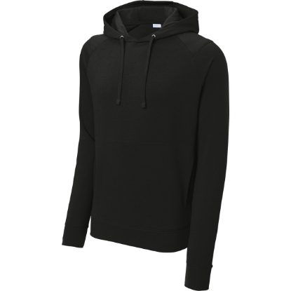 Custom Sport-Tek Sport-Wick Flex Fleece Pullover Hoodie Black
