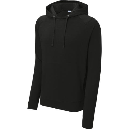 Custom Sport-Tek Sport-Wick Flex Fleece Pullover Hoodie Black
