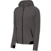 Custom Sport-Tek PosiCharge Strive Hooded Full-Zip Graphite Gray