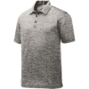 Custom Sport-Tek PosiCharge Electric Heather Polo. Black Electric