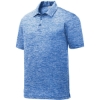 Custom Sport-Tek PosiCharge Electric Heather Polo. True Royal Blue Electric
