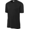 Custom Sport-Tek Halftime Raglan Tee Black