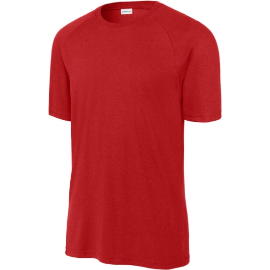 Custom Sport-Tek Halftime Raglan Tee Deep Red