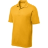 Custom Sport-Tek PosiCharge RacerMesh Polo. Gold