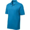 Custom Sport-Tek PosiCharge RacerMesh Polo. Pond Blue
