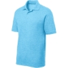 Custom Sport-Tek PosiCharge RacerMesh Polo. Pond Blue Heather