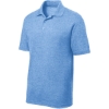 Custom Sport-Tek PosiCharge RacerMesh Polo. True Royal Blue Heather
